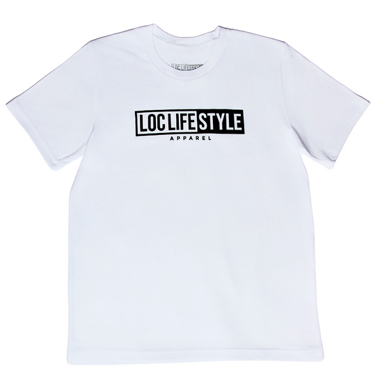 LOCLIFESTYLE Tee - White and Black
