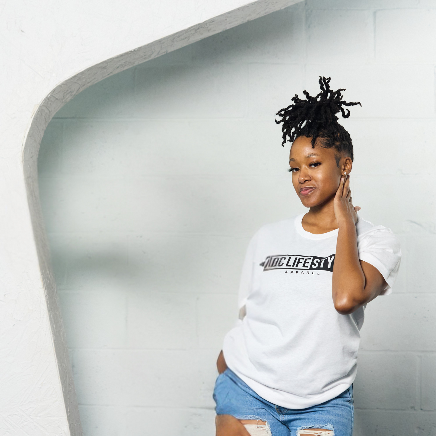 LOCLIFESTYLE Tee - White and Black