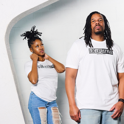 LOCLIFESTYLE Tee - White and Black