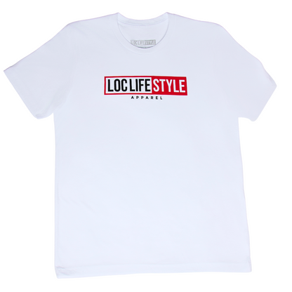 LOCLIFESTYLE Tee - white/red/black